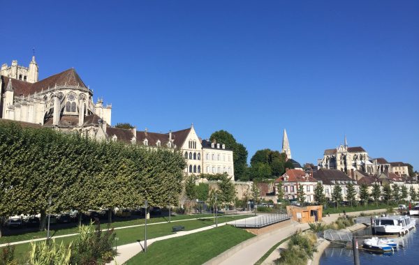 Radweg am Kanal von Auxerre