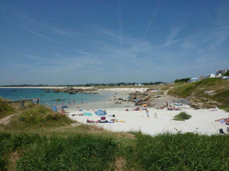 At the beach in South Brittany