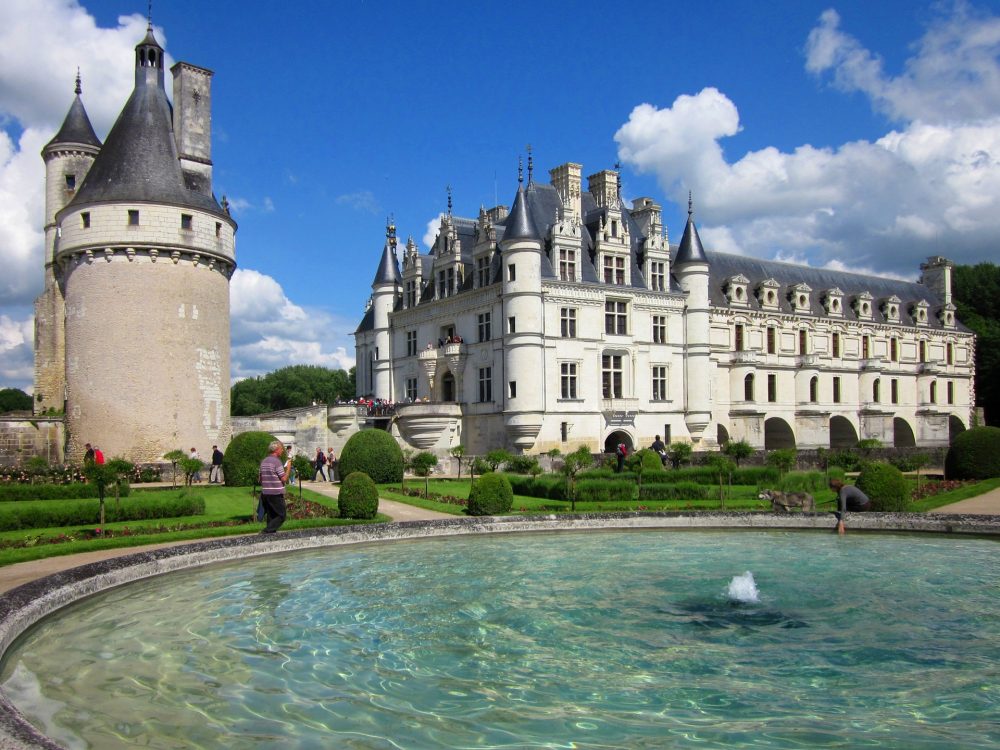 Blick auf das Schloss Chenonceau