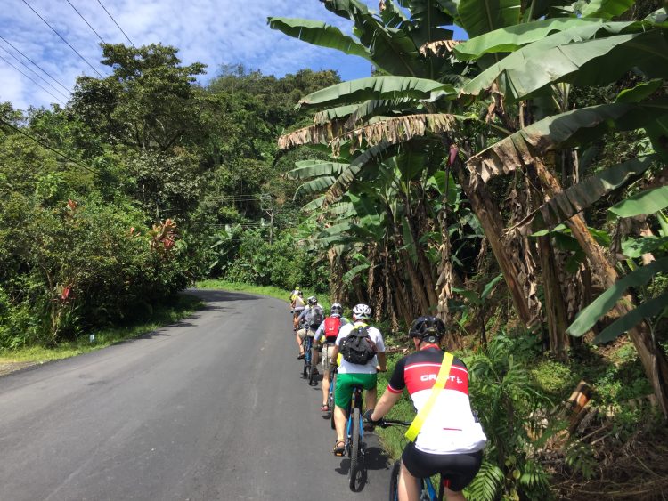 Radtour durch die Natur Costa Riocas