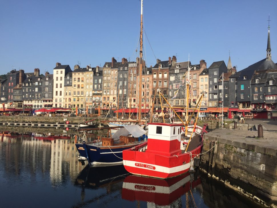 View at the harbour of Honfleur