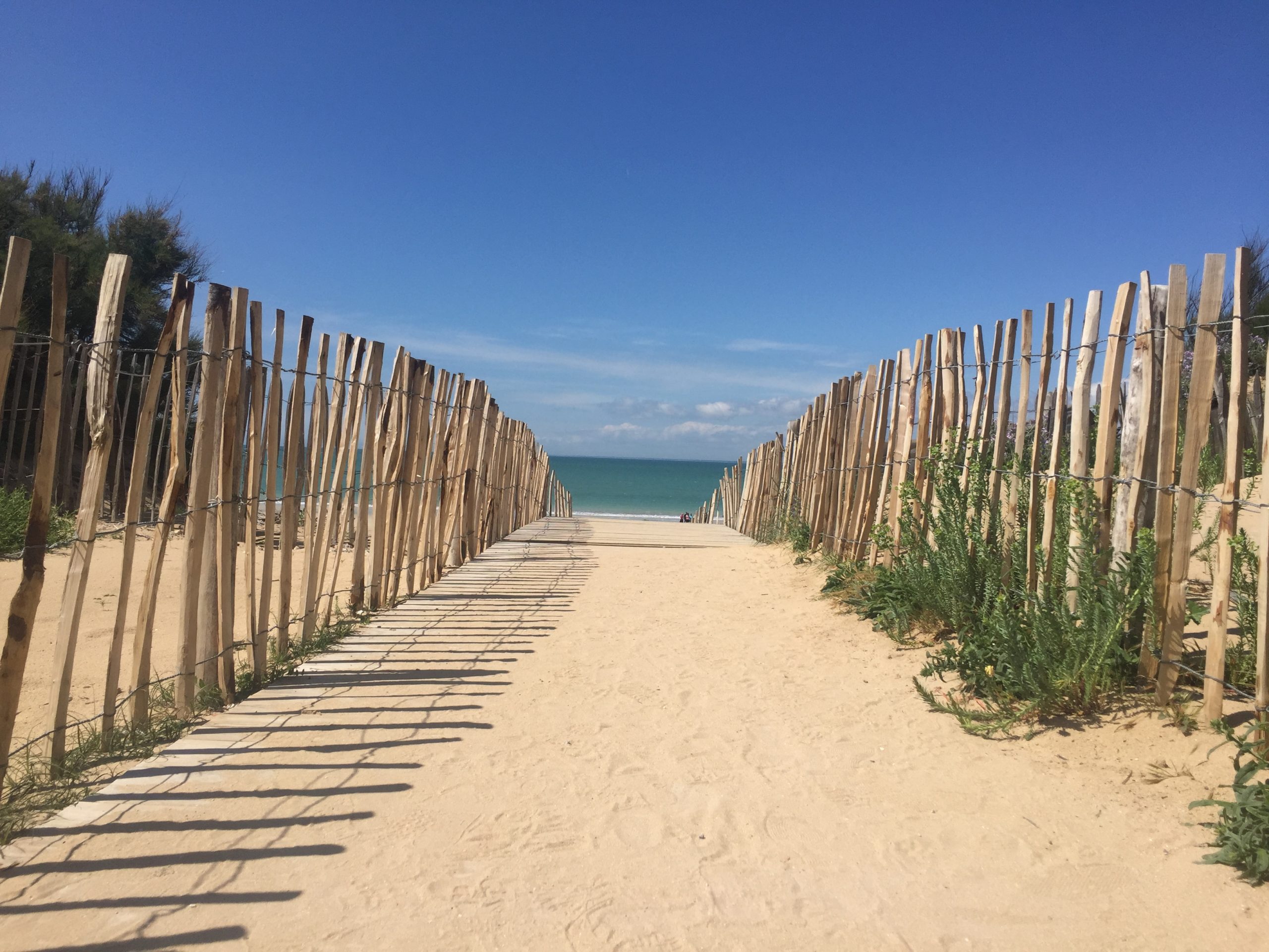 Am Strand auf der Ile d'Oléron