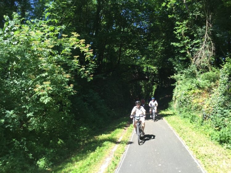 Radweg in Perigord noir