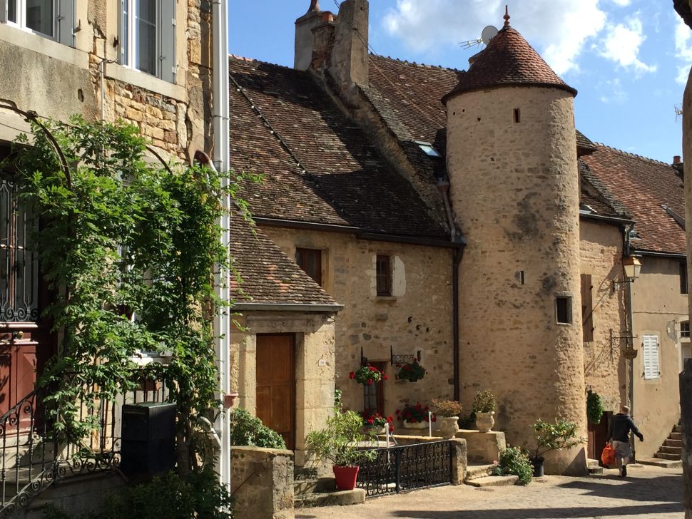 Idyllic village in South Burgundy