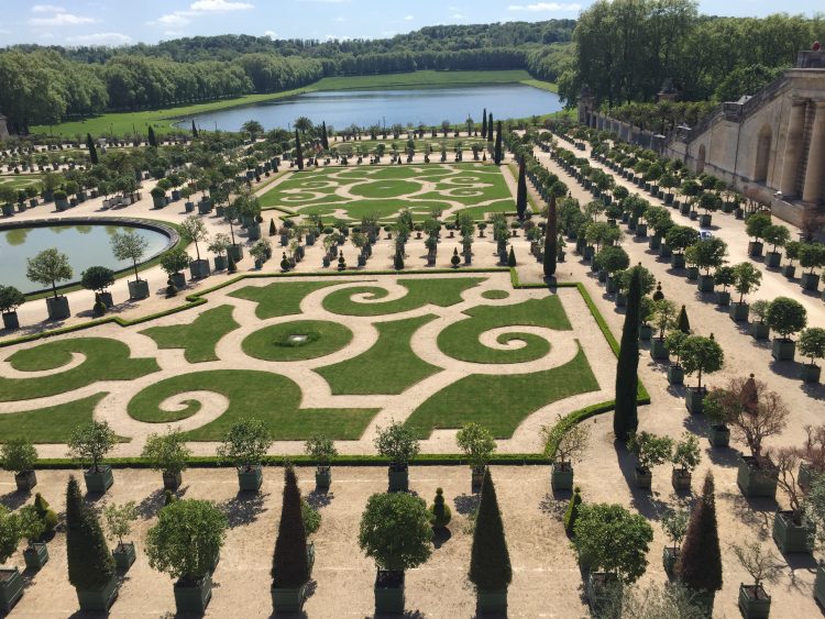 Visit of the garden of Versailles