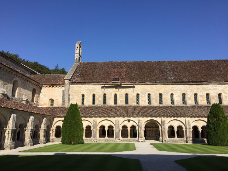 Blick auf die Abtei Fontenay