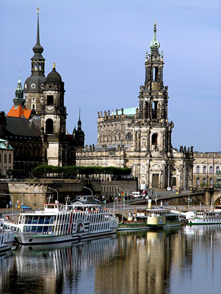 View at the city of Dresden