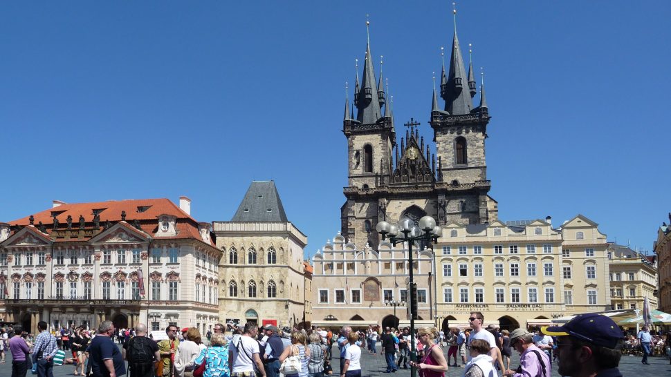 Blick auf das Zentrum von Dresden