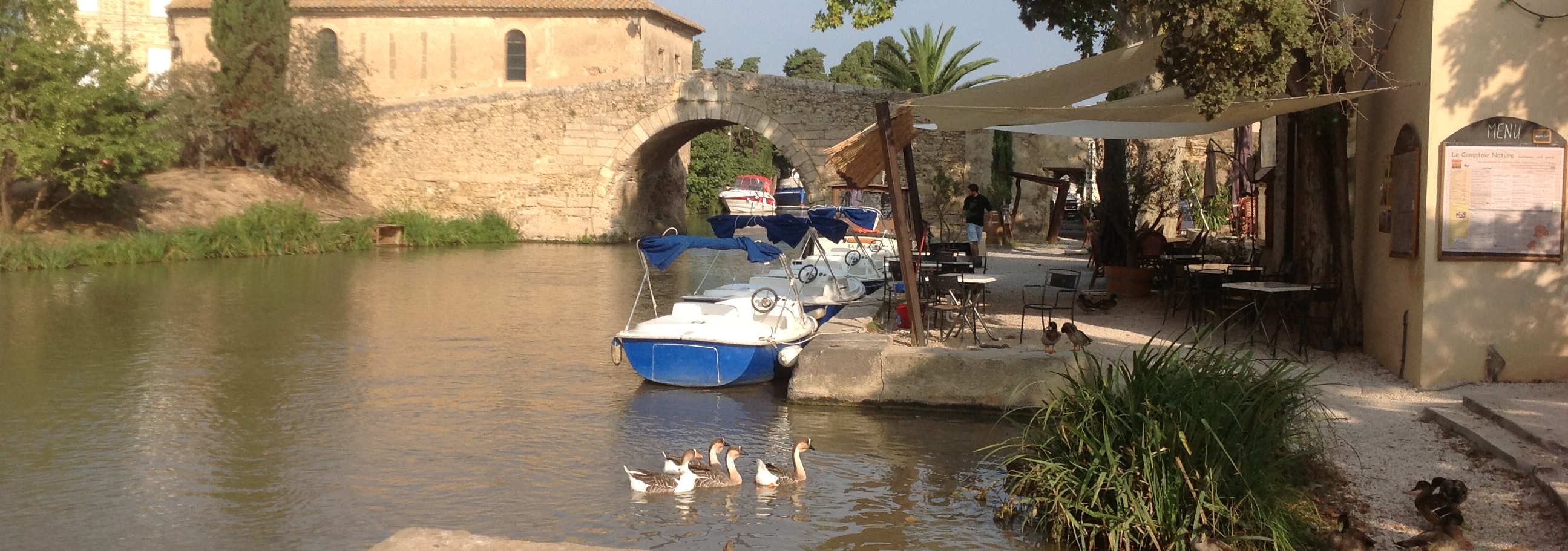 Canal du Midi Port FRANCE A VELO