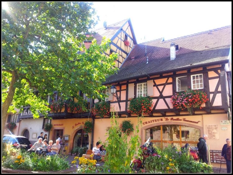 Half-timbered houses in Alsace